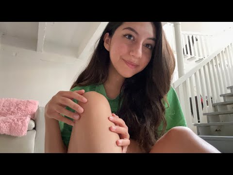 lofi asmr on my floor ✨ (chaotic, cozy vibes, tapping, hair brushing, skin + fabric scratching)