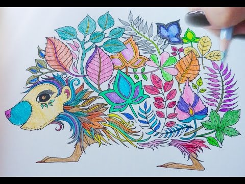 45 MIN ASMR: Crayon Coloring Sounds ~ Enchanted Forest [No Talking | Paper and Pen Sounds]