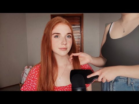ASMR | Featuring @tinglypotato | Hair Brushing, Playing & More | With Scrunchies | No Talking ❤️