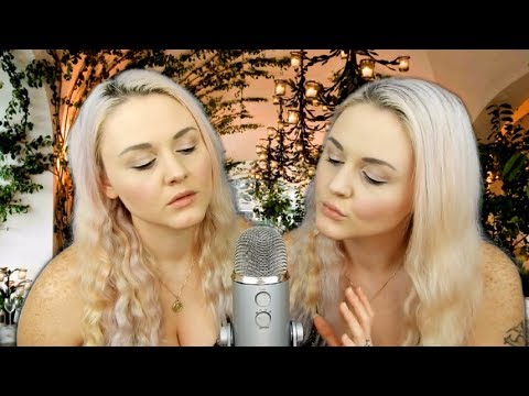 ASMR - Twin Ear Eating - Kissing, Mouth Sounds