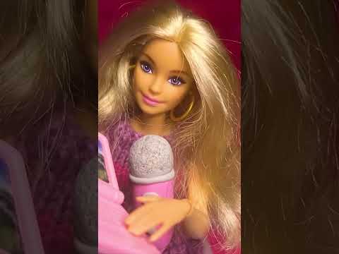 Barbie Tries ASMR 💖 Stop Motion #asmr #shorts