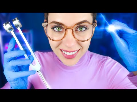ASMR Cranial Nerve Exam, BUT YOU CAN CLOSE YOUR EYES 👀 Doctor Roleplay, Ear Exam, Personal Attention