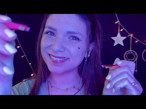ASMR Plucking Away Your Negative Energy & Stress for Relaxation (Positive Affirmations, German)