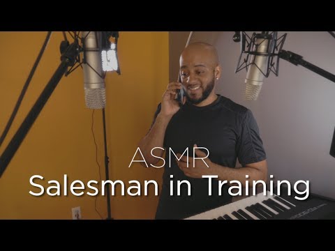 ASMR Role Play | Salesman In Training | Soft Spoken | Whispered | Mild Gum Chewing