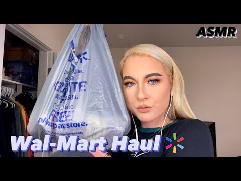 ASMR | wal-mart haul ~ hair care, skin care, & more ~