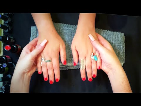 ASMR Roleplay | Calming Manicure & Soft Massage