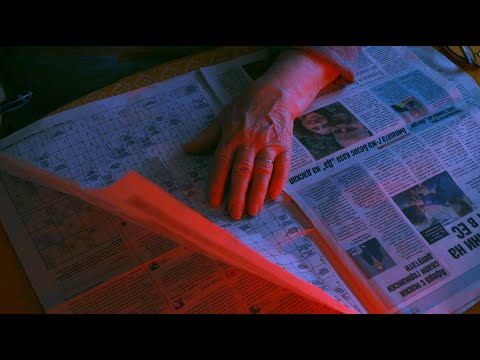 ASMR My Grandma Reads the Newspaper ⭐️ this is how I fell asleep as kid (Paper Sounds)