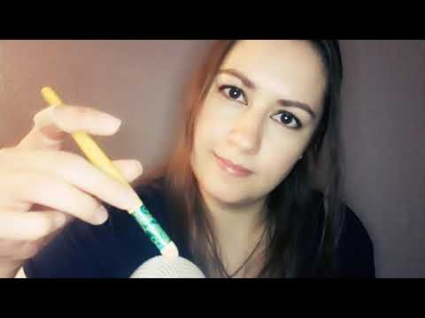 👐 ASMR - Up Close Whispering, Hand Sounds, and Brushing & Blowing on the Mic 👐