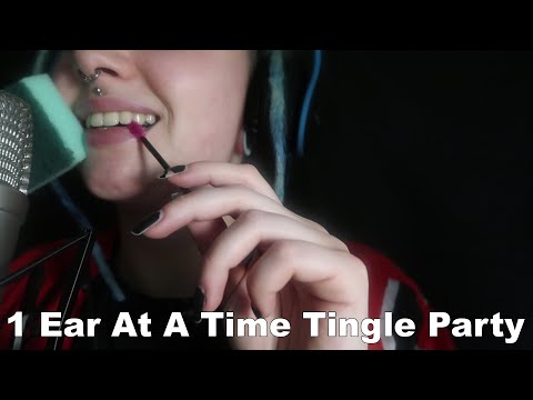 ASMR | 1 Ear At A Time Tingles [1st Half Left Side, 2nd Half Right Side]