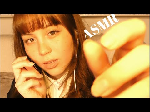 ASMR *TINGLY* Hand Movements & Layered Mouth Sounds, Fluffy Mic For Relaxation ^^
