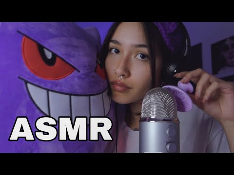 ASMR💜 purple triggers (fast tapping, scratching, crinkles,..)