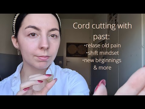 ASMR Reiki for cord cutting with past ｜Energy work/healing, plucking/cutting, crystal healing