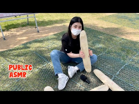 ASMR IN PUBLIC ( Korea )  / Tapping And Scratching