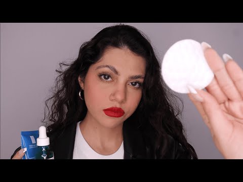 ASMR limpieza facial en el peor spa (roleplay antipática) | Dámaris ASMR♡