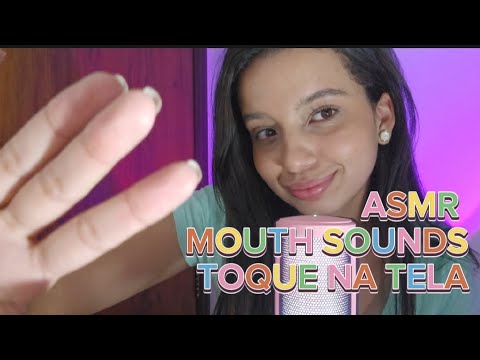 ASMR: mouth sounds e toque na tela 👅💋👐🏻❤️💤