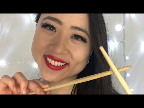 ASMR | Random Chopstick Triggers, Ramble Whispering