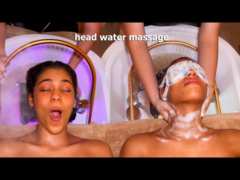 ASMR: Relaxing Chinese HEADSPA Water MASSAGE!