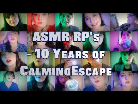 Multiple ASMR Role Plays In One Video - 10 Years of CalmingEscape