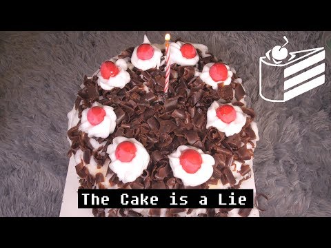 ASMR The Cake is a Lie 포탈케이크