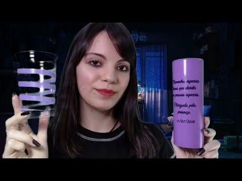 ASMR - Purple triggers (tapping and scratching)
