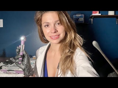 ASMR Ears Nose & Throat Exam (Biopsy & Scope Procedure) Soft Spoken Medical Role-play