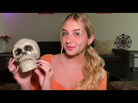 ASMR Halloween Triggers LOFI 🎃 Tapping, Scratching, Whispering/ Soft Spoken