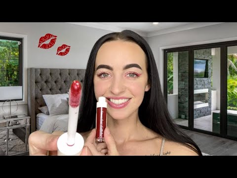 [ASMR] Sister Applies Your Lip Gloss | New Colors