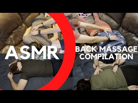 ASMR Best 1 hour Back Massage compilation | No Talking | Unintentional Style ASMR