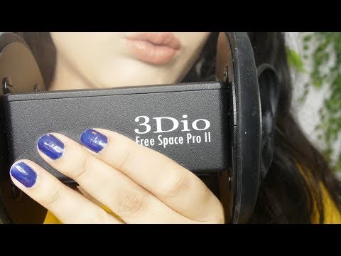 ASMR 3DIO Ear Mouth Sounds, Ear Kissing Sounds