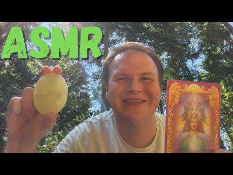 ASMR🦋Angel Oracle Card Reading For August🦋(Nature Sounds, Crystal Energy, Earth Energy)