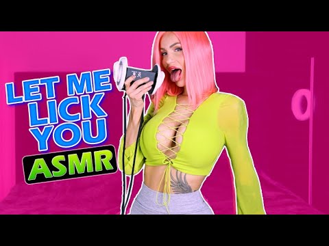 ASMR Passionate Ear licking and mouth sounds n my BED / VIGOROUS  EAR EATING til you sleep