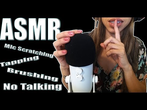 {ASMR} Mic Scratching | Tapping | Brushing | No talking | Tingles