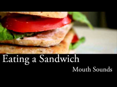 Binaural ASMR Eating a Sandwich l Mouth Sounds, Eating Sounds