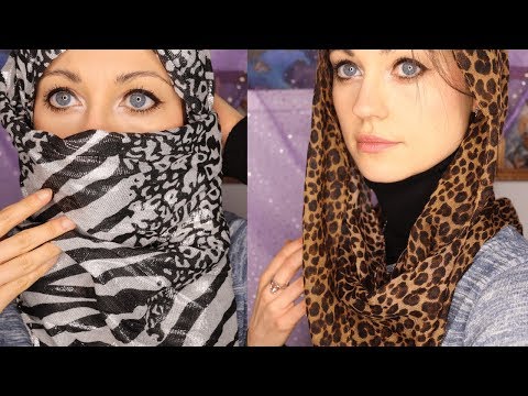 [ASMR] Scarf Collection #2 ~ Deutsch/German ~ Fabric Sounds ~ Muffled Whispering