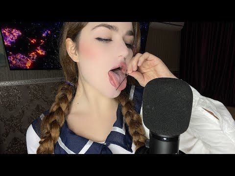 ASMR SPIT PAINTING AND MOUTH SOUNDS 👄