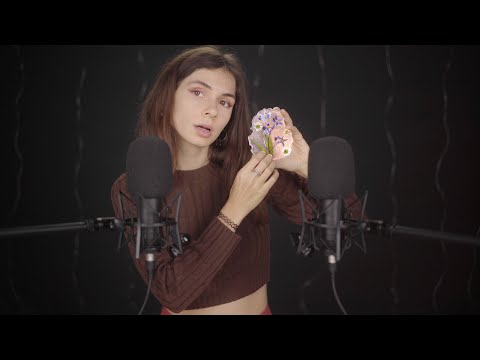 ASMR - Tapping On Flower Resin 🌸💤🎧 (no talking, nails tapping)