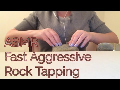 ASMR Fast Aggressive Rock Tapping
