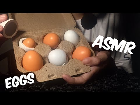 ASMR Wood Eggs Toy | Tapping,Scratching,Triggers