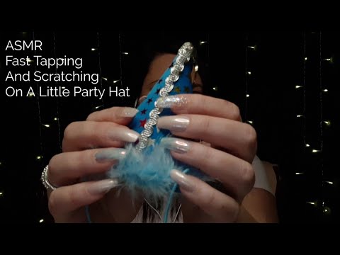 ASMR Tapping and Scratching On A Little Party Hat