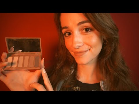 ASMR | Over-Explaining Makeup Products (Whispers, Tapping, Repetition)