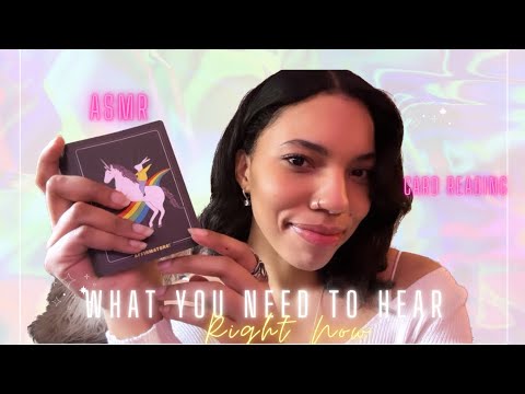 What You Need to Hear Right Now 🌙💭✨Asmr Card Reading 🤍
