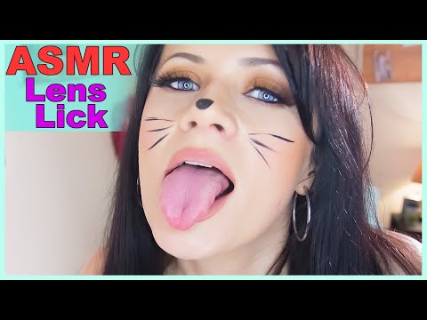 ASMR Lens Eating Your Ears and Face, Mouth Sounds UP CLOSE With Anna