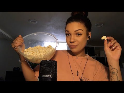 ASMR- Eating Popcorn Crunchy Sounds