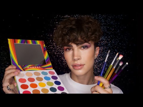 ASMR- Rainbow Pride Makeup 🌈