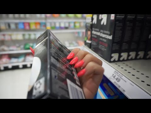 ASMR In Target ~ fast tapping, scratching, camera tapping