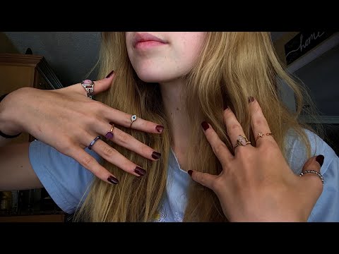 ASMR~ ring collection | with hand movements 🙌