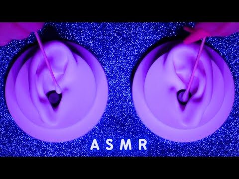 ASMR Deep Ear Attention 😴 Scratching , Tapping & Massage with Different  Items & Nails 💙 No Talking