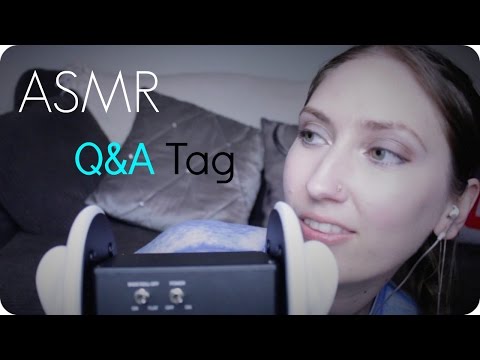ASMR Q&A TAG - Pure Ear to Ear Close Up Breathy Whispers (Ramble)