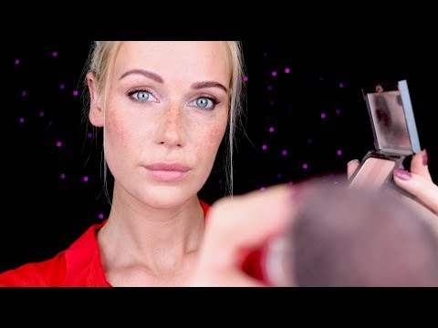 ASMR Makeup Artist Role Play (face touching and personal attention)