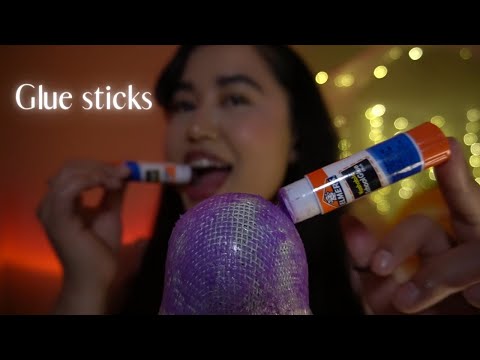 ASMR | 2 Glue sticks assortment  for sleep 😴 ( No talking, satisfying )